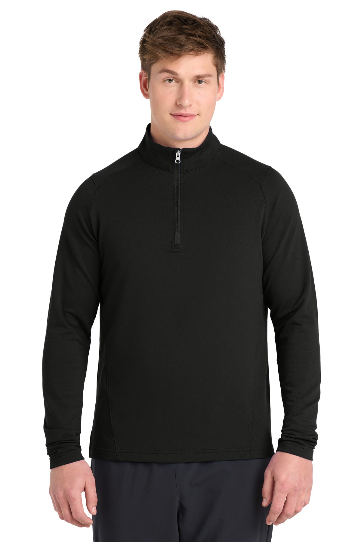 Sport-Tek Sport-Wick Flex Fleece 1/4-Zip - Black