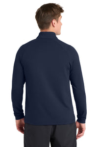 Sport-Tek Sport-Wick Flex Fleece 1/4-Zip - True Navy Back