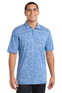 Sport-Tek  PosiCharge  Electric Heather Polo - True Royal Electric