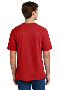 Sport-Tek Halftime Raglan Tee ST6040 - Deep Red Back