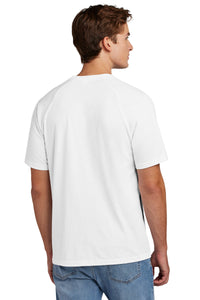 Sport-Tek Halftime Raglan Tee ST6040 - White Back