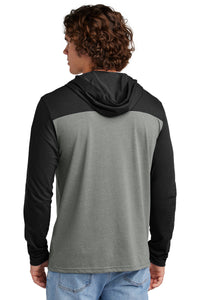 Sport-Tek Halftime Long Sleeve Hoodie ST6044 - Black/ Vintage Heather Back