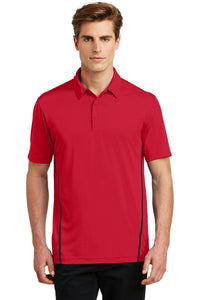 Sport-Tek Contrast PosiCharge Tough Polo - Deep Red/ Black