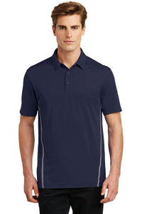 Sport-Tek Contrast PosiCharge Tough Polo - True Navy/ Heather Grey