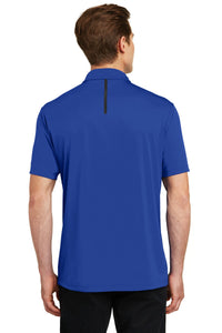 Sport-Tek Contrast PosiCharge Tough Polo - True Royal/ Black Back