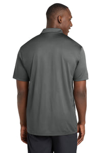 Sport-Tek Embossed PosiCharge Tough Polo - Dark Smoke Grey Back