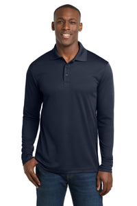 Sport-Tek  PosiCharge  RacerMesh  Long Sleeve Polo - True Navy