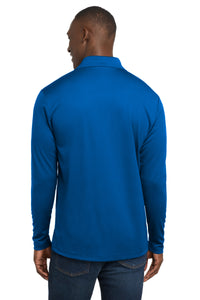 Sport-Tek  PosiCharge  RacerMesh  Long Sleeve Polo - True Royal Back