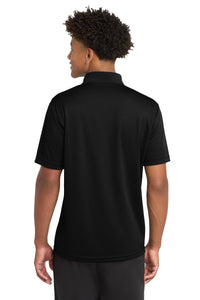 Sport-Tek  PosiCharge  RacerMesh  Pocket Polo - Black Back