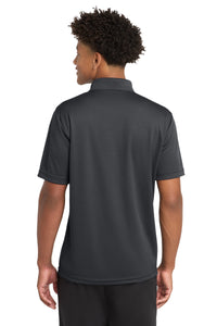 Sport-Tek  PosiCharge  RacerMesh  Pocket Polo - Graphite Back