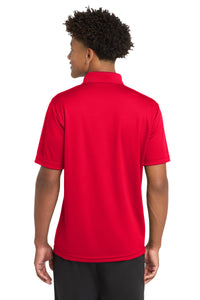 Sport-Tek  PosiCharge  RacerMesh  Pocket Polo - True Red Back