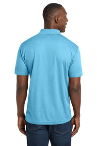 Sport-Tek PosiCharge RacerMesh Polo - Pond Blue Heather Back