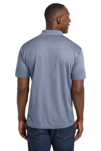 Sport-Tek PosiCharge RacerMesh Polo - True Navy Heather Back
