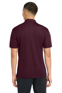 Sport-Tek Micropique Sport-Wick Pocket Polo - Maroon Back