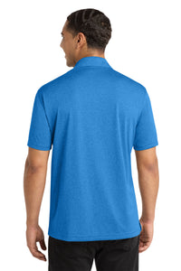 Sport-Tek Heather Contender Polo - Blue Wake Heather Back