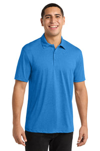 Sport-Tek Heather Contender Polo - Blue Wake Heather