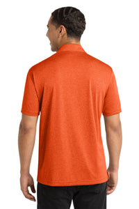 Sport-Tek Heather Contender Polo - Deep Orange Heather Back