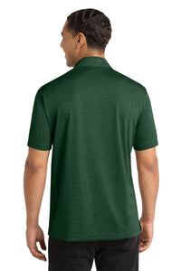 Sport-Tek Heather Contender Polo - Forest Green Heather Back