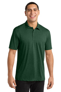 Sport-Tek Heather Contender Polo - Forest Green Heather