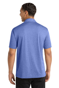 Sport-Tek Heather Contender Polo - True Royal Heather Back