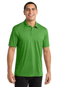 Sport-Tek Heather Contender Polo - Turf Green Heather