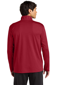 Sport-Tek Micropique Sport-Wick 1/4-Zip ST672 - Deep Red Back