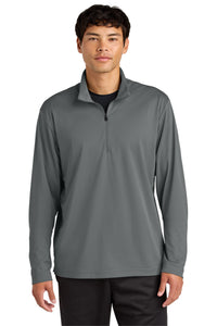 Sport-Tek Micropique Sport-Wick 1/4-Zip ST672 - Grey Concrete