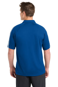 Sport-Tek PosiCharge Micro-Mesh Colorblock Polo - True Royal/ White Back