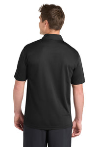 Sport-Tek PosiCharge Active Textured Polo - Black Back