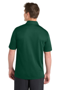 Sport-Tek PosiCharge Active Textured Polo - Forest Green Back