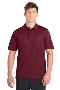 Sport-Tek PosiCharge Active Textured Polo - Maroon