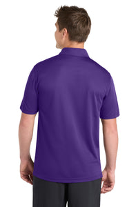 Sport-Tek PosiCharge Active Textured Polo - Purple Back