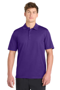 Sport-Tek PosiCharge Active Textured Polo - Purple