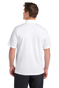 Sport-Tek PosiCharge Active Textured Polo - White Back