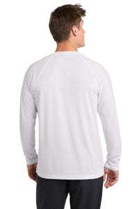Sport-Tek  Long Sleeve Ultimate Performance Crew - White Back