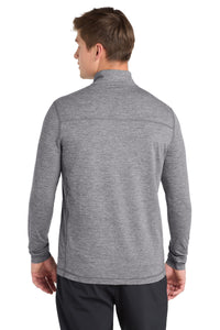 Sport-Tek  Exchange 1.5 Long Sleeve 1/2-Zip - Grey Heather Back