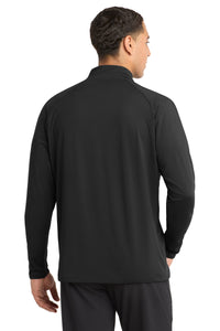 Sport-Tek Sport-Wick Stretch 1/4-Zip Pullover - Black Back