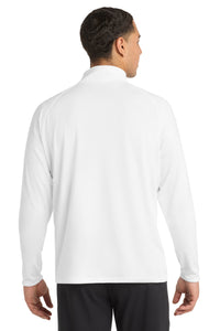 Sport-Tek Sport-Wick Stretch 1/4-Zip Pullover - White Back