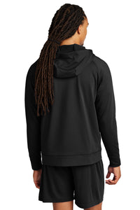 Sport-Tek Sport-Wick Stretch 1/2-Zip Hoodie ST856 - Black Back