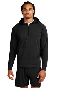 Sport-Tek Sport-Wick Stretch 1/2-Zip Hoodie ST856 - Black