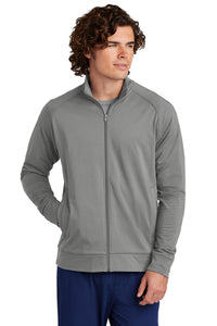 Sport-Tek Sport-Wick Stretch Full-Zip Cadet Jacket ST857 - Charcoal Grey