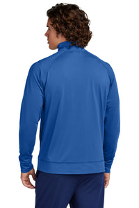 Sport-Tek Sport-Wick Stretch Full-Zip Cadet Jacket ST857 - True Royal Back