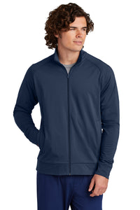 Sport-Tek Sport-Wick Stretch Full-Zip Cadet Jacket ST857 - True Navy