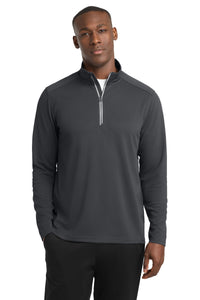 Sport-Tek Sport-Wick Textured 1/4-Zip Pullover - Iron Grey