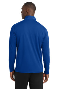 Sport-Tek Sport-Wick Textured 1/4-Zip Pullover - True Royal Back