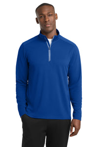 Sport-Tek Sport-Wick Textured 1/4-Zip Pullover - True Royal