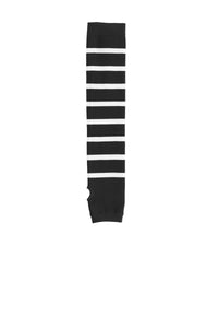 DISCONTINUED Sport-Tek Striped Arm Socks - Black/ White