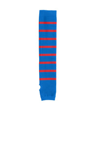DISCONTINUED Sport-Tek Striped Arm Socks - Sport Blue/ True Red