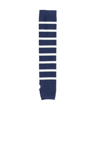 DISCONTINUED Sport-Tek Striped Arm Socks - True Navy/ White