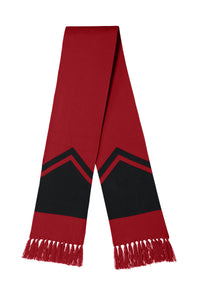 Sport-Tek Gameday Scarf STA06 - Deep Red/ Black